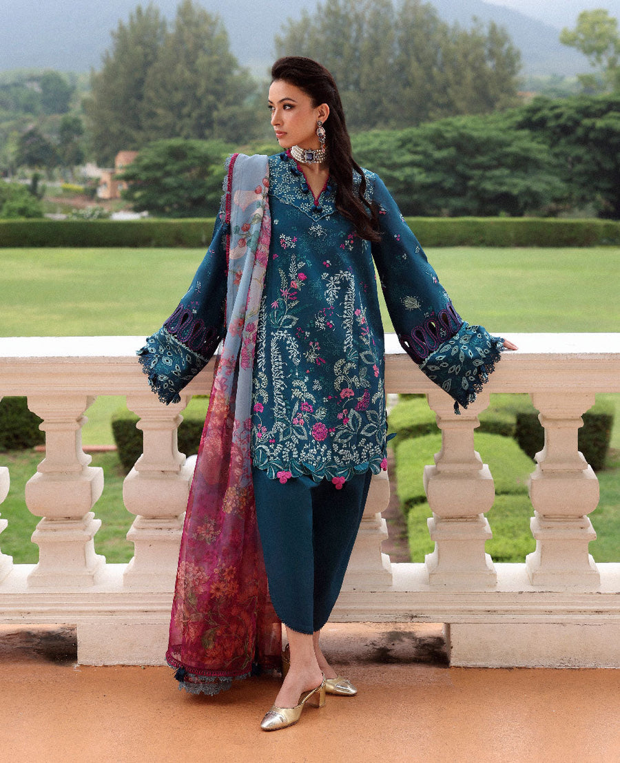 Republic WomensWear Lilas Embroidered Lawn Unstitched 3Pc Suit D-5A LIORE