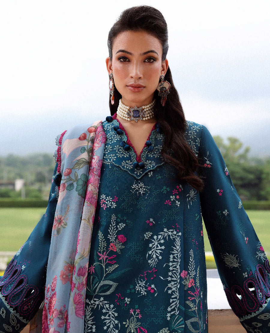 Republic WomensWear Lilas Embroidered Lawn Unstitched 3Pc Suit D-5A LIORE