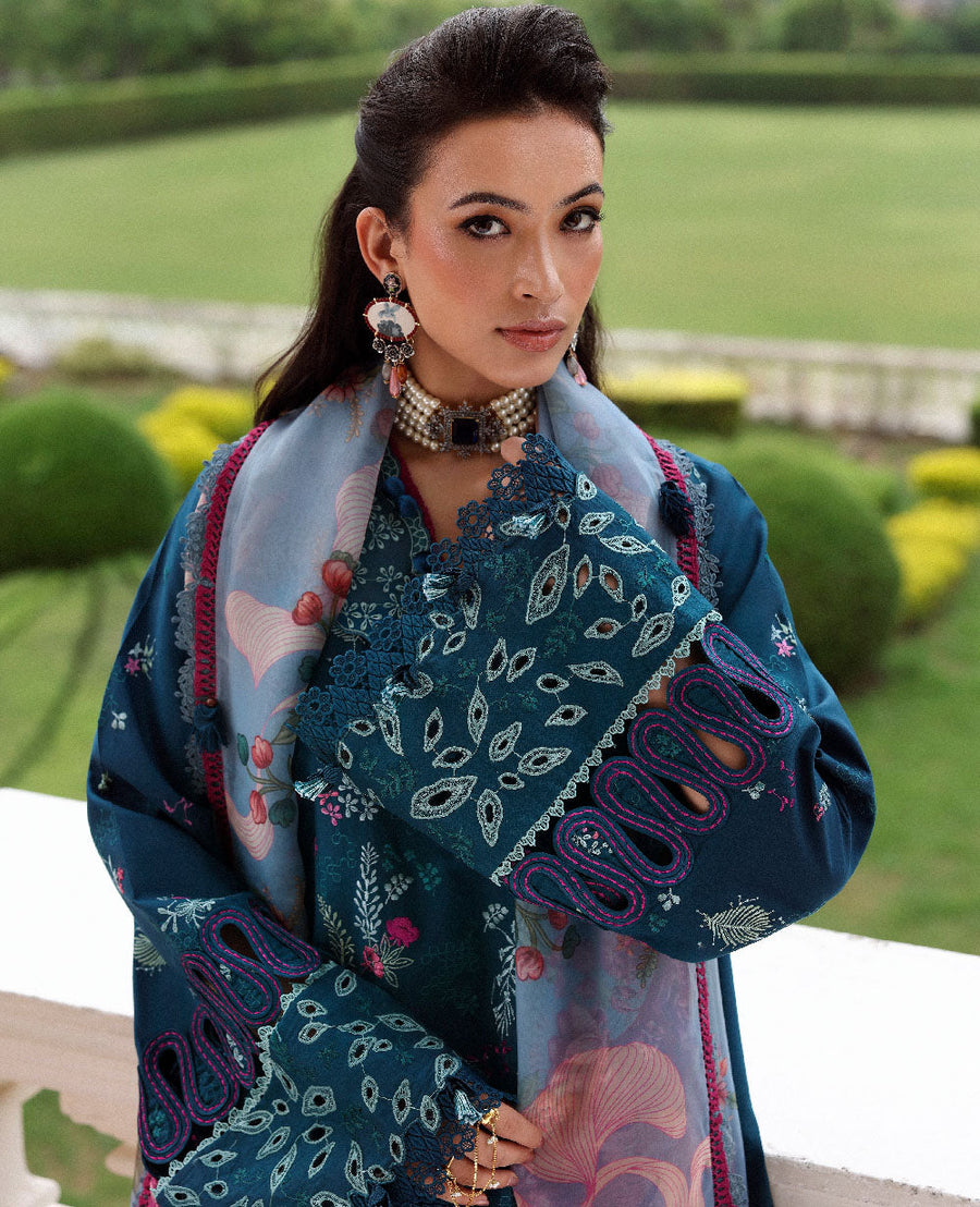 Republic WomensWear Lilas Embroidered Lawn Unstitched 3Pc Suit D-5A LIORE