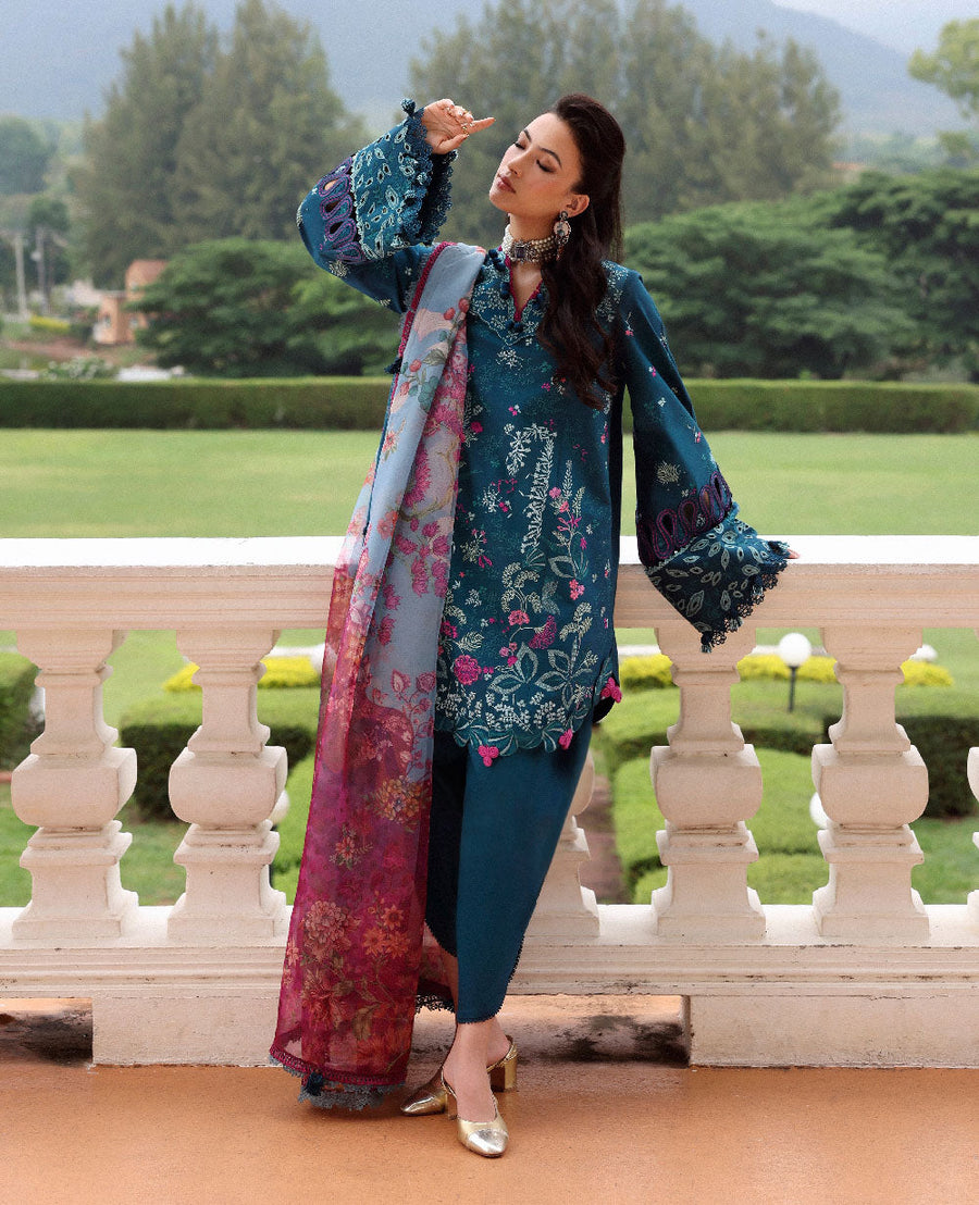 Republic WomensWear Lilas Embroidered Lawn Unstitched 3Pc Suit D-5A LIORE