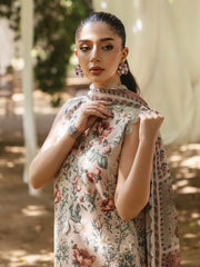 Tahra by Zainab Chottani Embroidered Lawn Unstitched 3Pc Suit D-05B SAMAHA