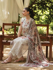 Tahra by Zainab Chottani Embroidered Lawn Unstitched 3Pc Suit D-05B SAMAHA