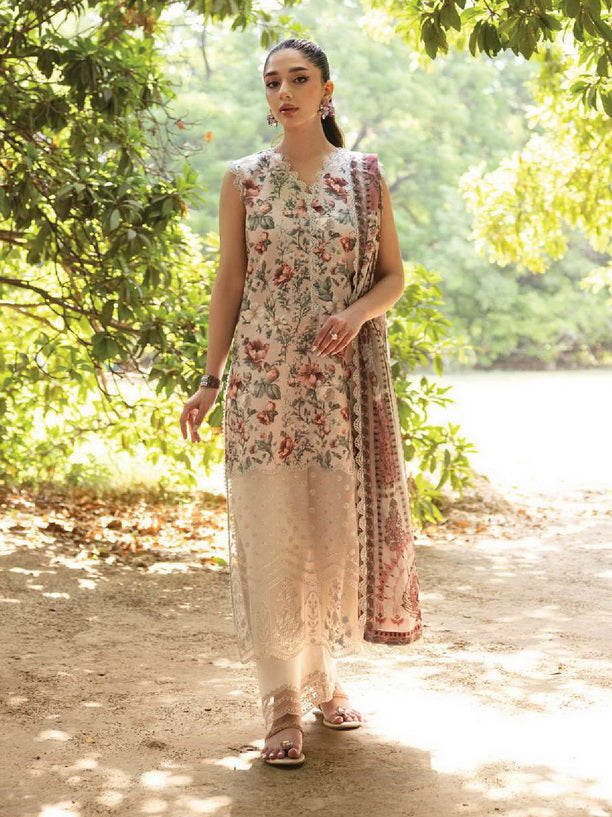 Tahra by Zainab Chottani Embroidered Lawn Unstitched 3Pc Suit D-05B SAMAHA