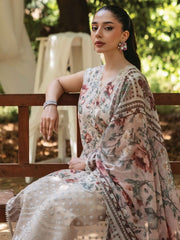 Tahra by Zainab Chottani Embroidered Lawn Unstitched 3Pc Suit D-05B SAMAHA