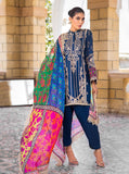 Zainab Chottani Luxury Lawn Unstitched Embroidered 3Pc Suit D-5B GULFISHAN