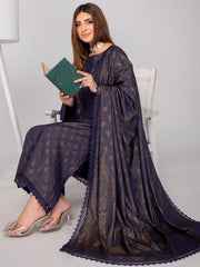 Waresha Shemrey Embroidered Broshia Unstitched 3Pc Suit D-63