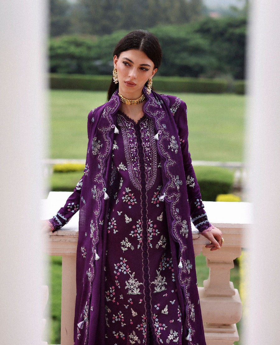 Republic WomensWear Lilas Embroidered Lawn Unstitched 3Pc Suit D-6A OLYRA