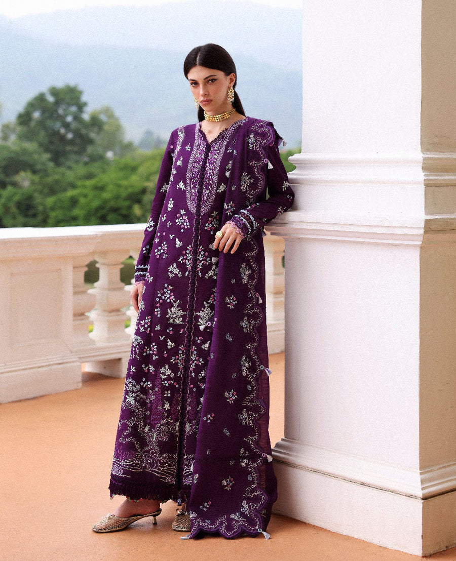 Republic WomensWear Lilas Embroidered Lawn Unstitched 3Pc Suit D-6A OLYRA