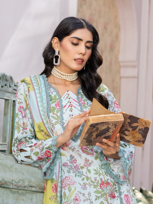 Rang e Noor by Humdum Digital Printed Lawn Unstitched 3Pc Suit REN-07