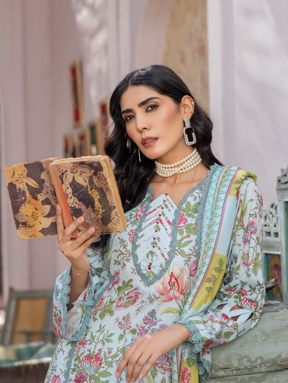 Rang e Noor by Humdum Digital Printed Lawn Unstitched 3Pc Suit REN-07