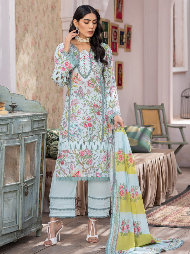 Rang e Noor by Humdum Digital Printed Lawn Unstitched 3Pc Suit REN-07