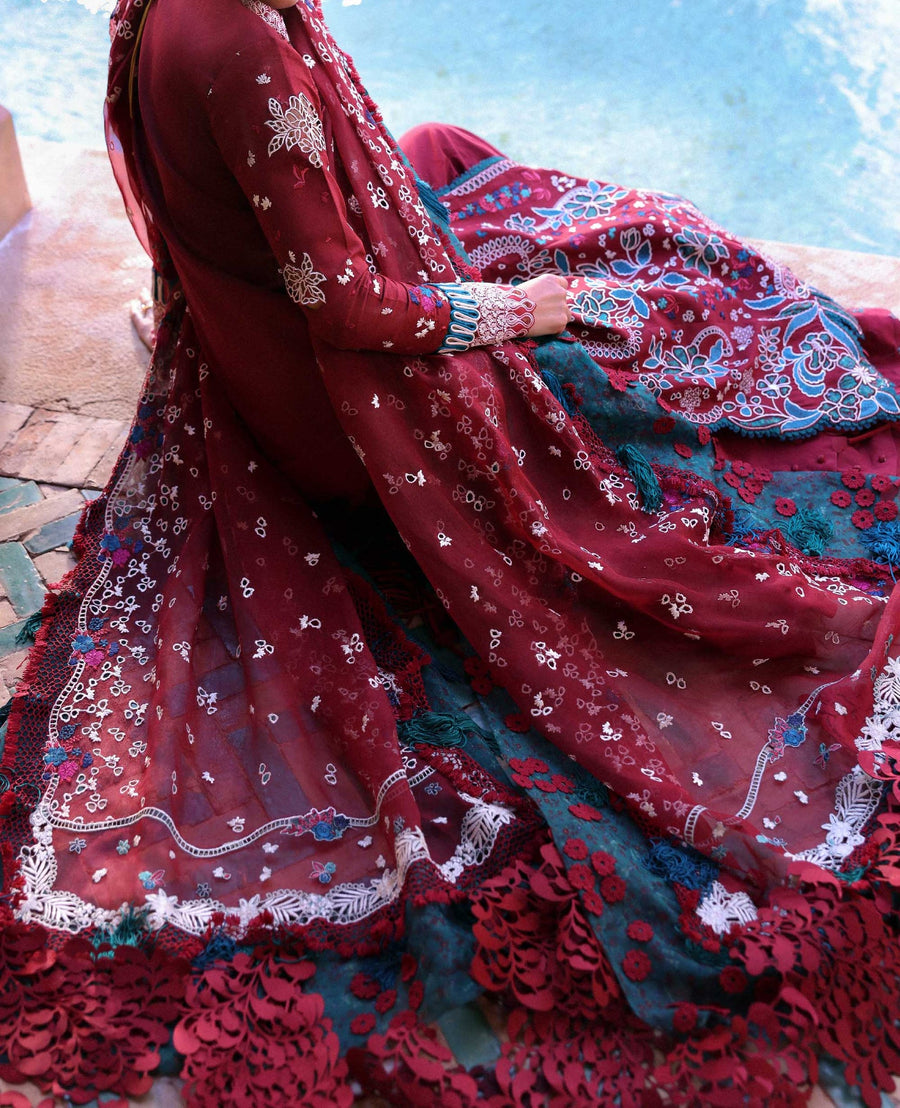 Republic WomensWear Reine Embroidered Lawn Unstitched 3Pc Suit D-7A Eden