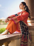 Zainab Chottani Luxury Lawn Unstitched Embroidered 3Pc Suit D-7B MEHR-E-NAZ