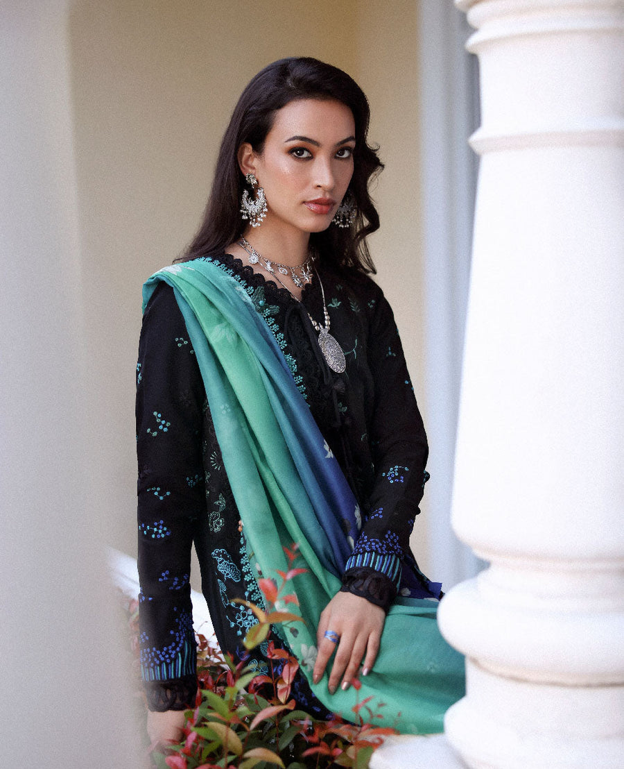 Republic WomensWear Lilas Embroidered Lawn Unstitched 3Pc Suit D-7B ARISA
