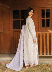 Afrozeh Summer Together Embroidered Lawn Unstitched 3Pc Suit - SOLAYNE
