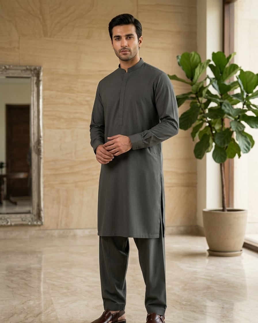 Jasmine by Duke Men's Unstitched Wash & Wear Suit JAS-07