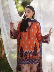 Tahra by Zainab Chottani Embroidered Lawn Unstitched 3Pc Suit D-08A LIZA