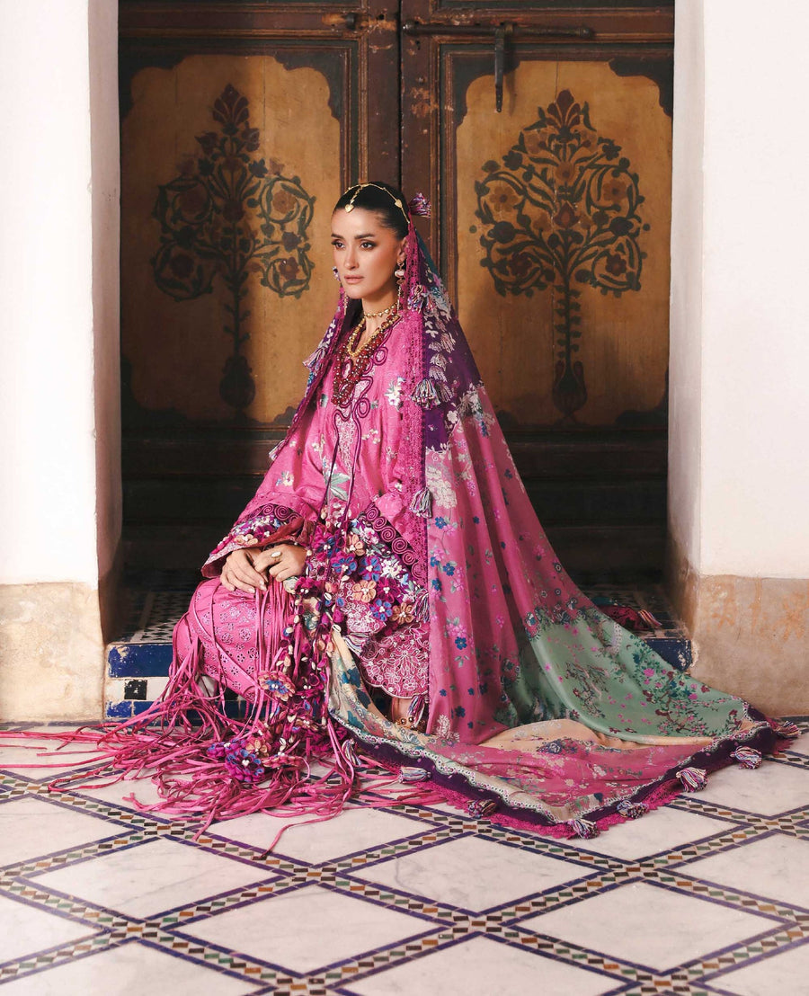 Republic WomensWear Reine Embroidered Lawn Unstitched 3Pc Suit D-8A Aria