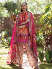 Tahra by Zainab Chottani Embroidered Lawn Unstitched 3Pc Suit D-08B LIZA