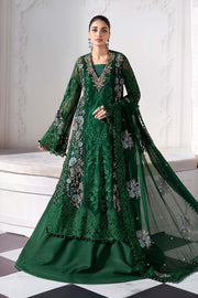 Maria.B Mbroidered 3 Piece Unstitched Embroidered Chiffon Suit BD-3008
