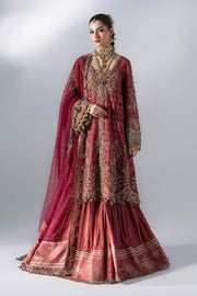 Maria B Mbroidered Unstitched Embroidered Organza 3Pc Suit BD-3108