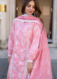 AL Zohaib Dhagakari Embroidered Lawn Unstitched 3Pc Suit D-09