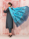 Tawakkal Fabrics Haneen Embroidered Schiffli Viscose 3Pc Suit D-9416