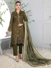 Tawakkal Fabrics Raella Unstitched Embroidered Staple 3Pc Suit D-9621