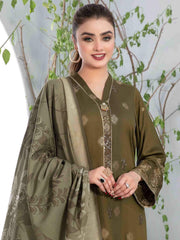 Tawakkal Fabrics Raella Unstitched Embroidered Staple 3Pc Suit D-9621