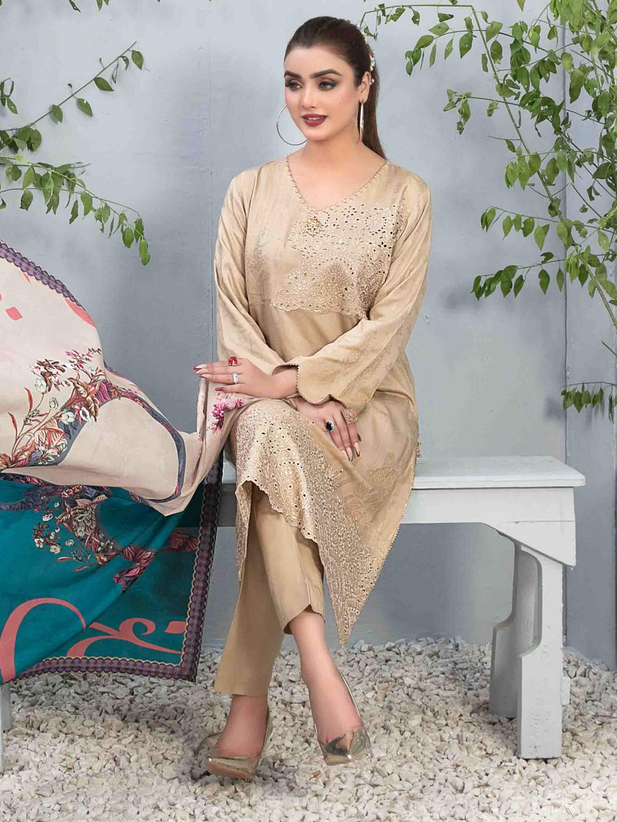 Tawakkal Fabrics Raella Unstitched Embroidered Staple 3Pc Suit D-9626