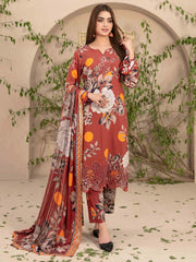 Tawakkal Fabrics Elea Unstitched Embroidered Schiffli 3Pc Suit D-9719