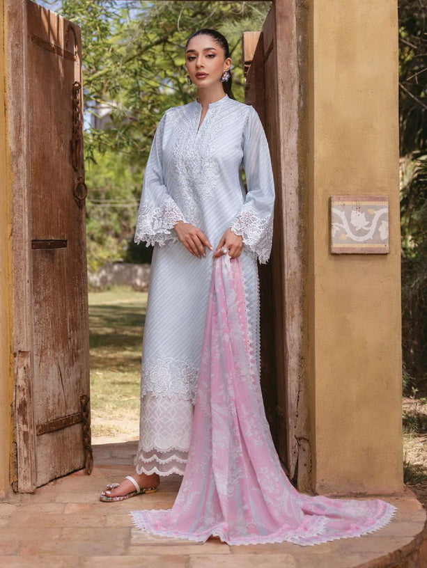 Tahra by Zainab Chottani Embroidered Lawn Unstitched 3Pc Suit D-09B RUHAE
