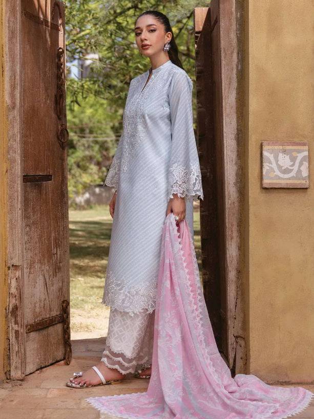 Tahra by Zainab Chottani Embroidered Lawn Unstitched 3Pc Suit D-09B RUHAE