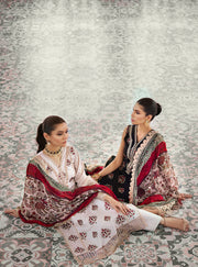 Zainab Chottani Luxury Lawn Unstitched Embroidered 3Pc Suit D-9B SADABAHAR