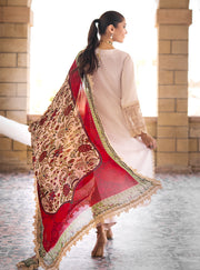 Zainab Chottani Luxury Lawn Unstitched Embroidered 3Pc Suit D-9B SADABAHAR