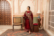 CELTS Premium Embroidered Dhanak Unstitched 3Pc Suit D-01