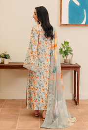 Humdum Miral Embroidered Viscose Unstitched 3Pc Suit D-01