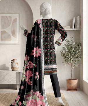 Ittehad Signature Vol-01 Printed Premium Lawn Unstitched 3Pc Suit D-01