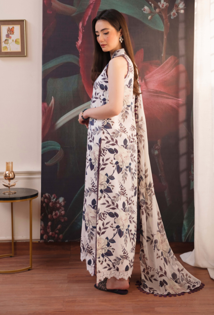 Humdum Coco Digital Printed Viscose Unstitched 3Pc Suit D-02