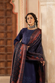 CELTS Premium Embroidered Dhanak Unstitched 3Pc Suit D-02