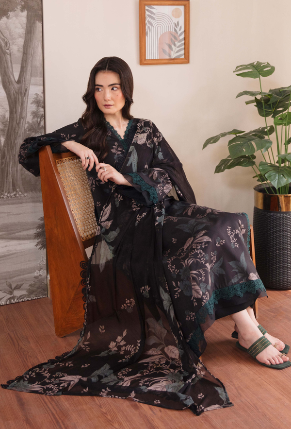Humdum Coco Digital Printed Viscose Unstitched 3Pc Suit D-03