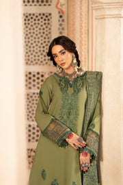 CELTS Premium Embroidered Dhanak Unstitched 3Pc Suit D-03
