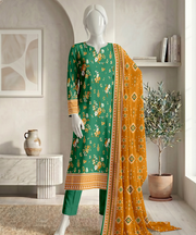Ittehad Signature Vol-01 Printed Premium Lawn Unstitched 3Pc Suit D-03