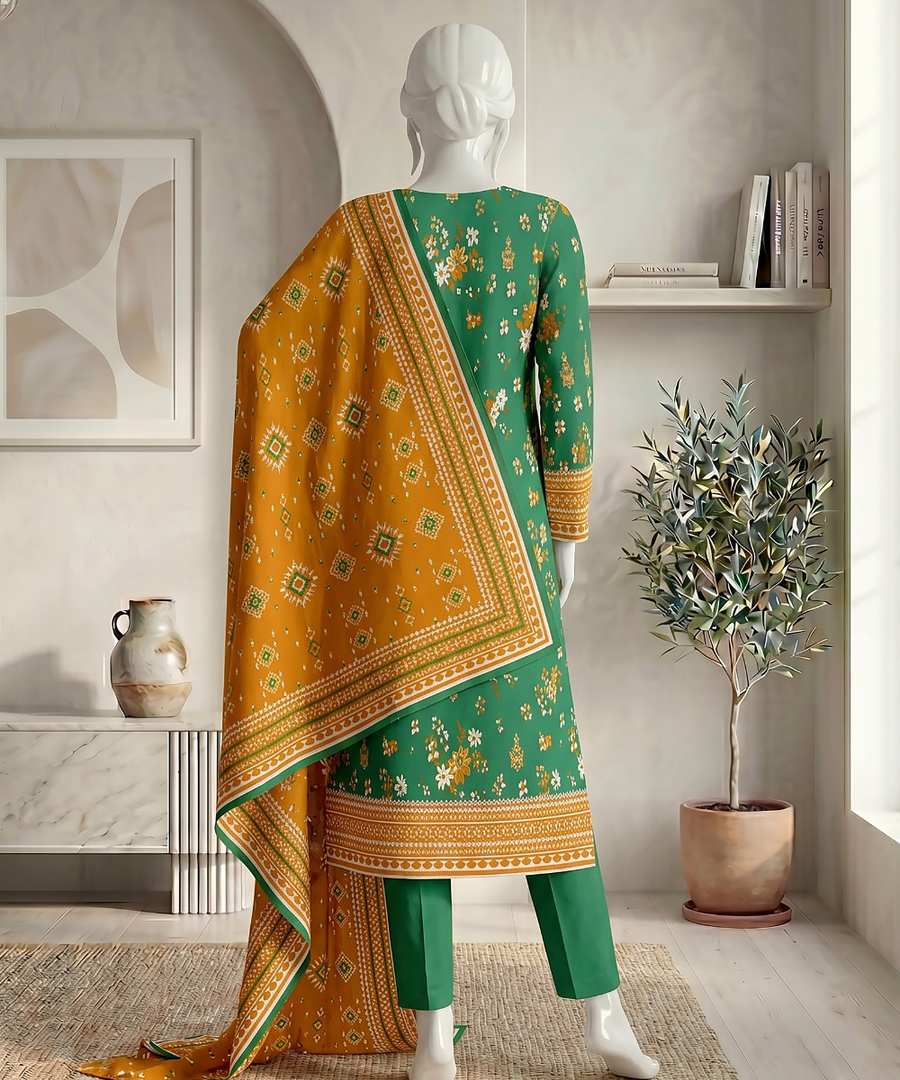 Ittehad Signature Vol-01 Printed Premium Lawn Unstitched 3Pc Suit D-03