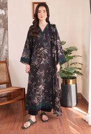 Humdum Coco Digital Printed Viscose Unstitched 3Pc Suit D-03