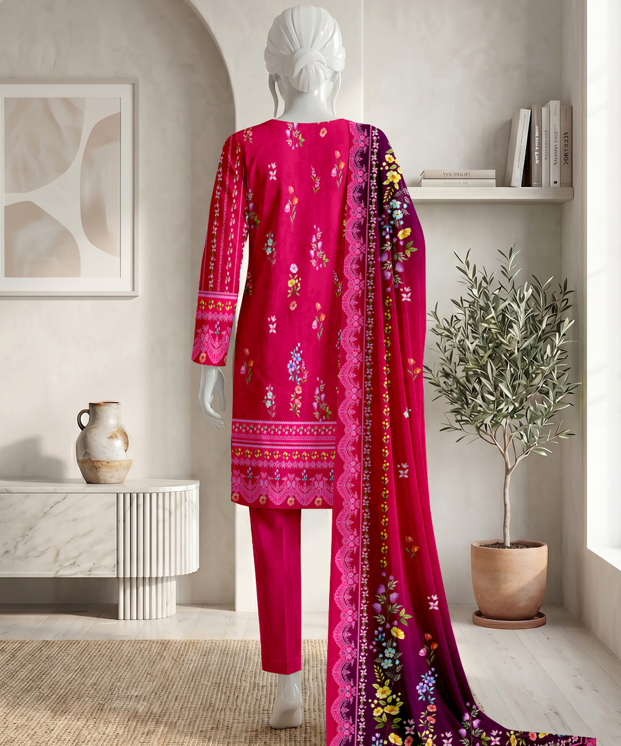 Ittehad Signature Vol-01 Printed Premium Lawn Unstitched 3Pc Suit D-04