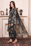 Humdum Coco Digital Printed Viscose Unstitched 3Pc Suit D-06