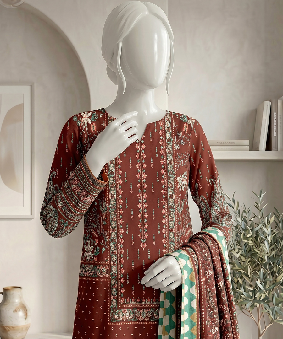 Ittehad Signature Vol-01 Printed Premium Lawn Unstitched 3Pc Suit D-06