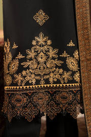 CELTS Premium Embroidered Dhanak Unstitched 3Pc Suit D-07