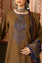 CELTS Premium Embroidered Dhanak Unstitched 3Pc Suit D-08